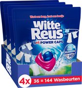 Witte Reus Power Caps - Wascapsules - Witte Was - Voordeelverpakking - 4 x 36 Wasbeurten
