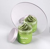 LIYALAN | Green Clay Mask | Clay and glow | Matcha Masker | Groene thee Masker | Klei Masker | Matcha poeder | Gezichtsmasker | Gezichtsverzorging | Pot 150 gr