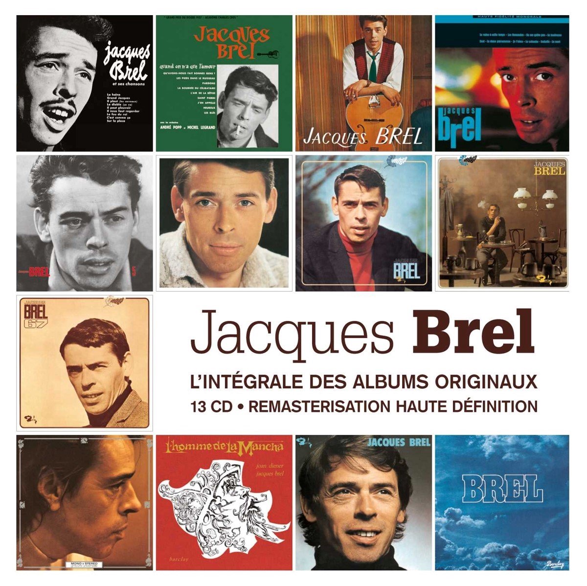 Jacques Brel - L'Intégrale Des Albums Originaux (13 CD) (BE-Only) (Remastered)