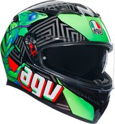 Agv K3 E2206 Mplk Kamaleon Black Red Green 013 XL - Maat XL - Helm