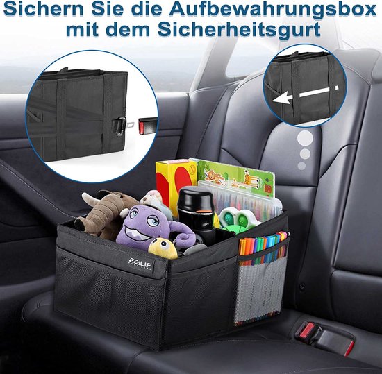 Luxe auto organizer - Autostoel organiser voor kinderen met vakken