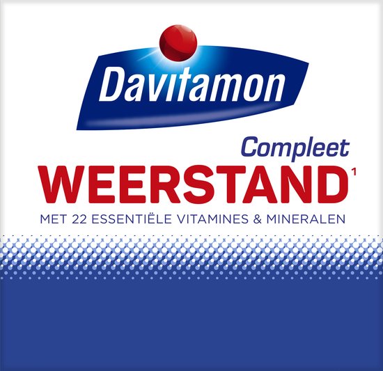 Davitamon Compleet Weerstand - Multivitamine en mineralen - 100 dagrees - Davitamon