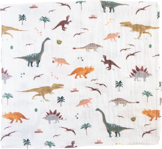RR Organic Swaddle 2 Pack Dino Days Set