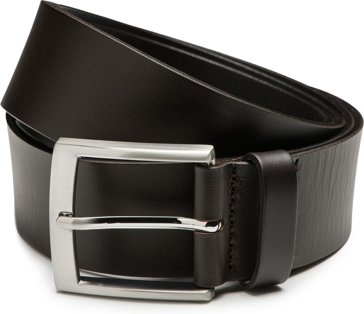 Basic Damesriem van 100% echt leer, smalle riem, breedte ca. 1,5 cm