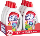 Bol.com Color Reus Gel - Vloeibaar Wasmiddel - Gekleurde Was - Voordeelverpakking - 6 x 19 Wasbeurten aanbieding
