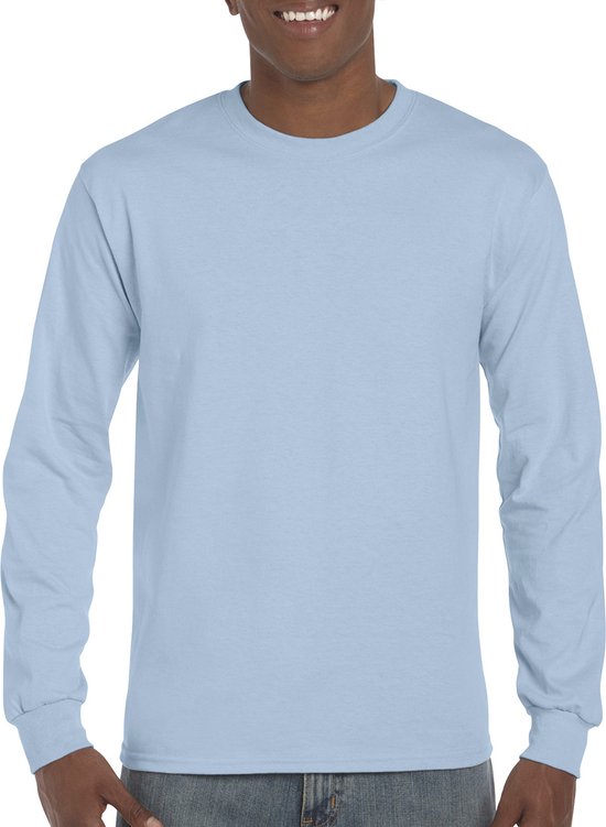 T-shirt met lange mouwen 'Ultra Cotton' Lichtblauw - S