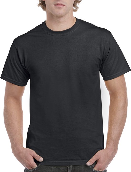 T-shirt met ronde hals 'Ultra Cotton' Gildan Zwart - 4XL