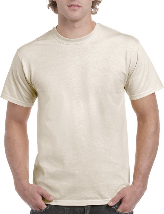 T-shirt met ronde hals 'Ultra Cotton' Gildan Naturel - M