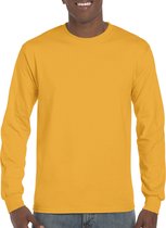 T-shirt met lange mouwen 'Ultra Cotton' Gold - L