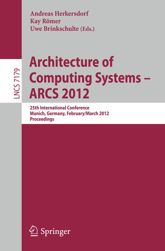 Architecture Of Computing Systems - Arcs 2012 - cover