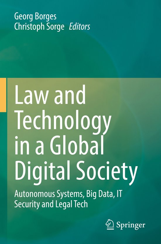 Law and Technology in a Global Digital Society - cover