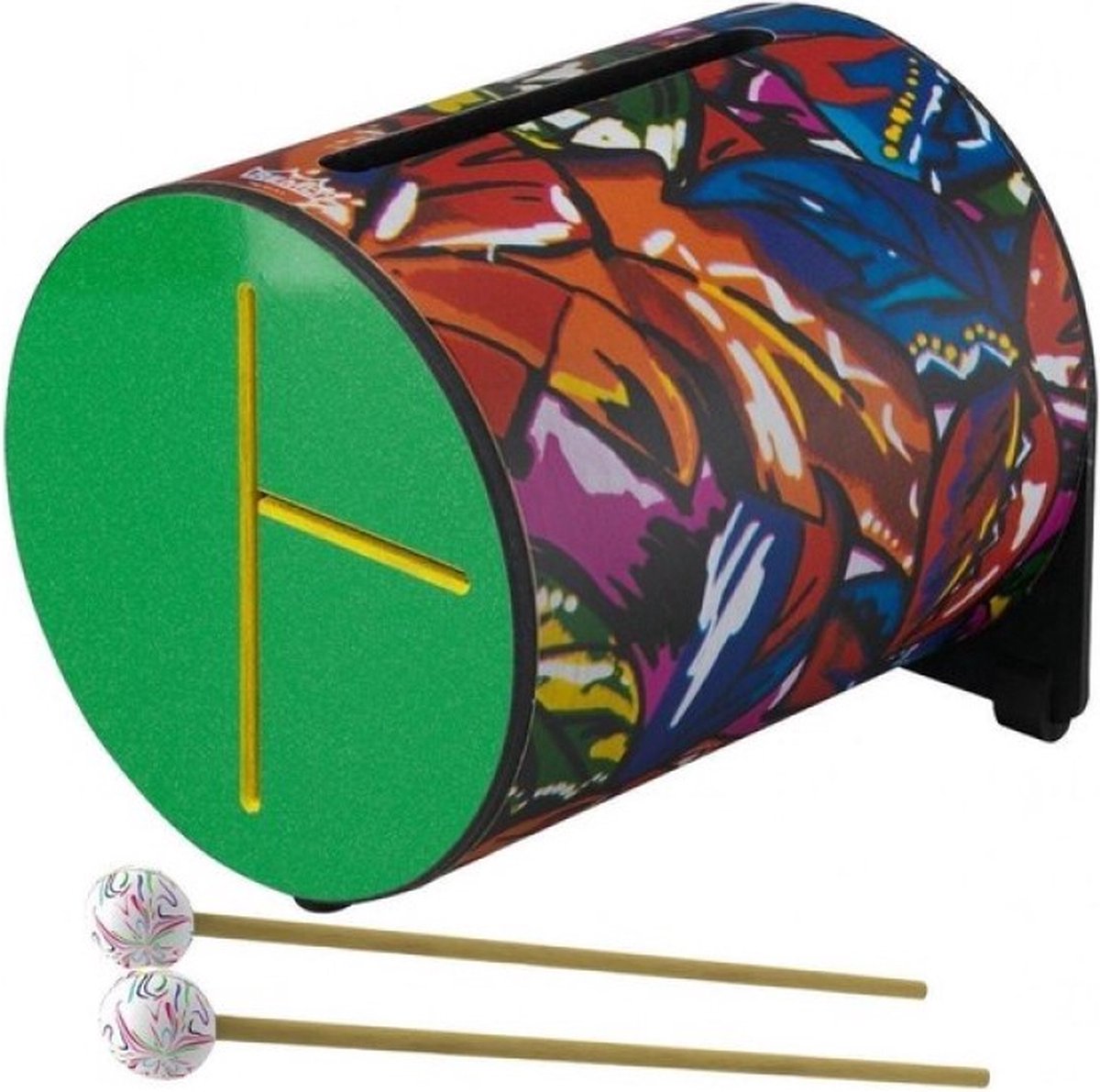 Remo Ritme blok met Mallets Tropical Leaf Groen