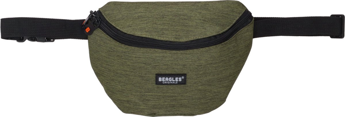 Beagles Originals College Heuptas Fanny Pack Crossbody Festival Tasje - Olijfgroen