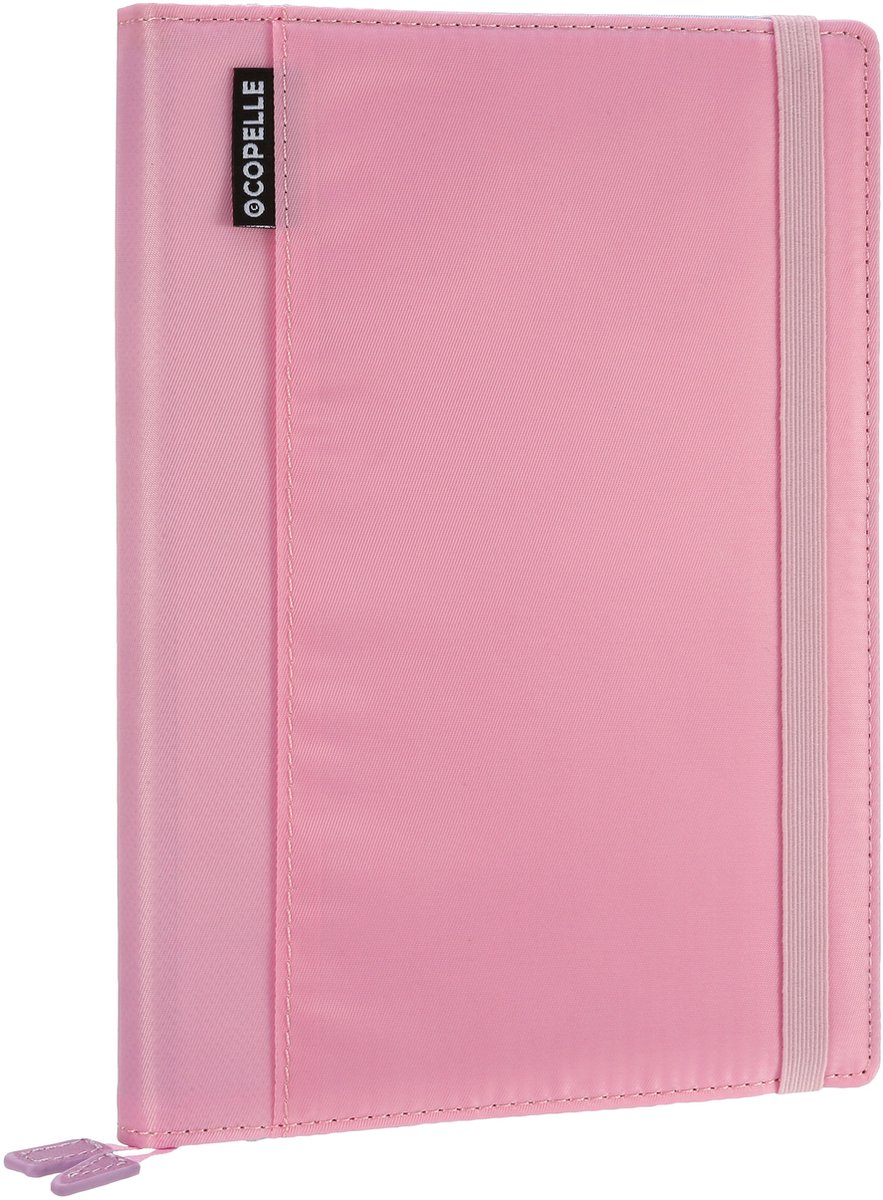 Victoria's Journals - Notitieboek A5 - Hervulbaar - Gelinieerd - 100 gsm - Schrijfmap A5 - Lichtroze