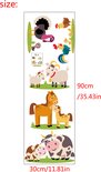 decalmile Raamstickers, lente, bloemen, raamafbeeldingen, iris, bloemen, vlinders, anti-botsing, raamfolie, glas, raamdecoratie, stickers