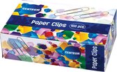 Centrum - kantoorartikelen - paperclip - 33mm paperclips - 100 stuks