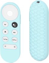 Blauw clair - Coque souple en Siliconen de Luxe adaptée à la télécommande Google Chromecast (2020-présent) - Protection contre les rayures et les chocs