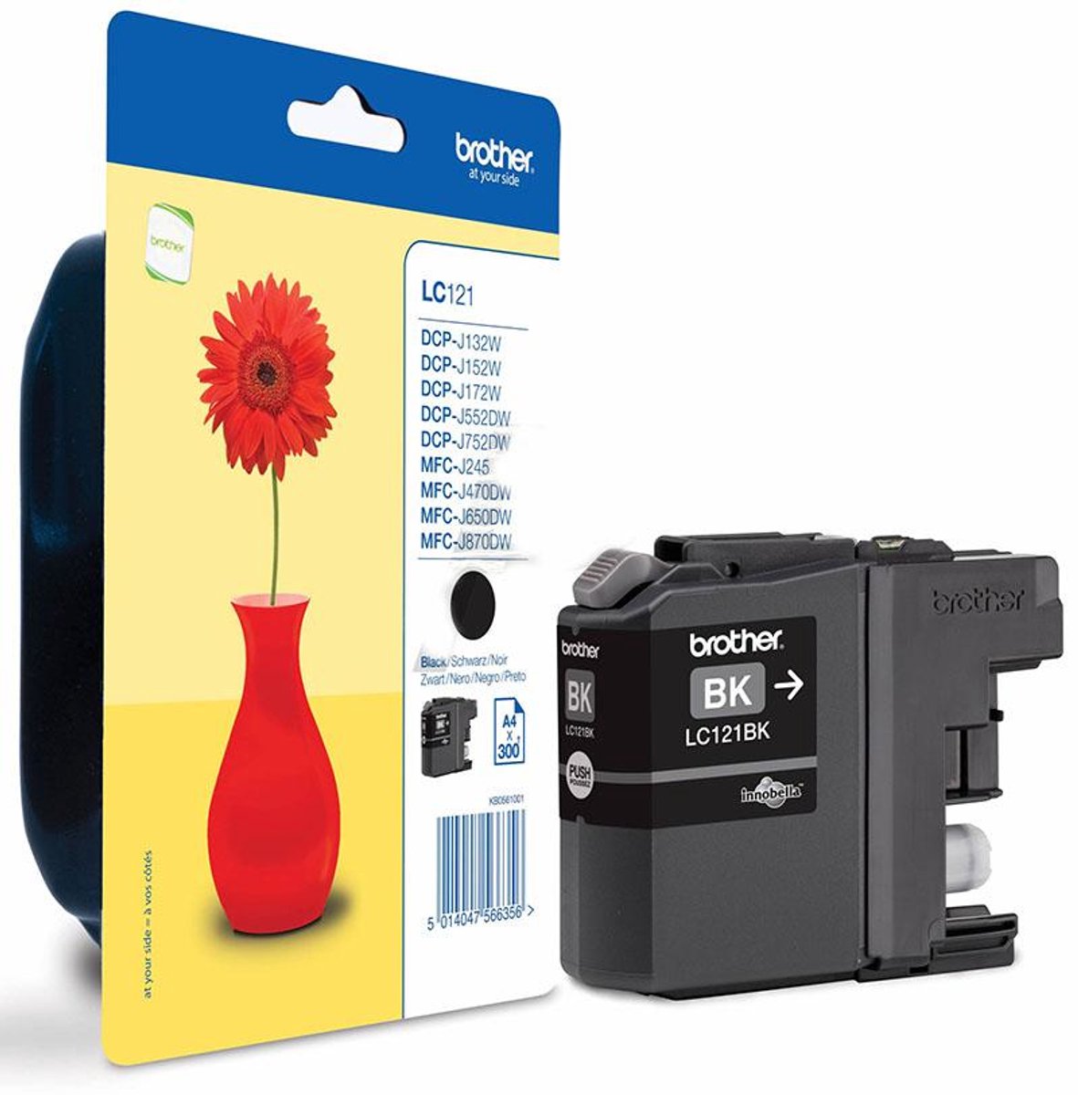 Brother LC121BK inktcartridge 1 stuk(s) Origineel Zwart