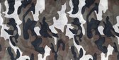 Haarband Multifunctioneel Vlekken Fantasie Print Wit Zwart Grijs Camouflage Hoofdband Patroon