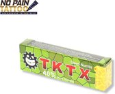 No Pain Tattoo - TKTX - Green - Tatoeage - tattoo - zalf -verdovende créme - Tattoo zonder pijn - Snelwerkend en Langdurig - 10 g