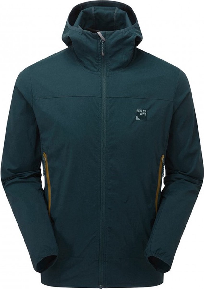 SPRAYWAY HALLIN HOODY Softshell Heren marine Blauw
