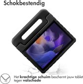 iMoshion Tablet Hoes Kinderen Geschikt voor Samsung Galaxy Tab A8 (2021/2022) - iMoshion Kidsproof Backcover met handvat - Zwart