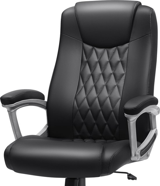 Ergonomische bureaustoel Deluxe zwart