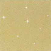 Glitterfolie - Goud - B: 35 cm - dikte 110 my - 2x2 mtr