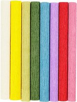 Crêpepapier - Standaard Tinten - 2x8 kleuren