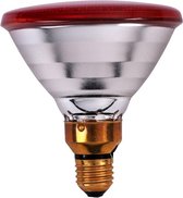 Philips - Lampe chauffante E 100w rouge à économie d'énergie