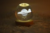 Lumina Spacelamp Saturn - Tafellamp - Nachtlamp - Decoratielamp - LED - - cadeautip