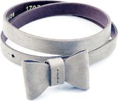 Kidzzbelts Meisjesriem JeansTaillekinderriemSmalle 1707 - Taupe - 55 cm
