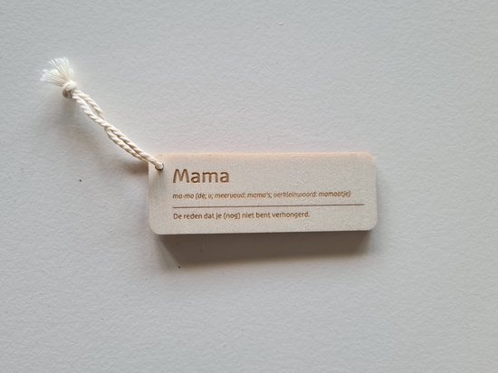 Grappige Sleutelhanger Mama - Cadeau Vrouwen - Geschenk Moeder - Mama Kado's - GRATIS VERZONDEN!