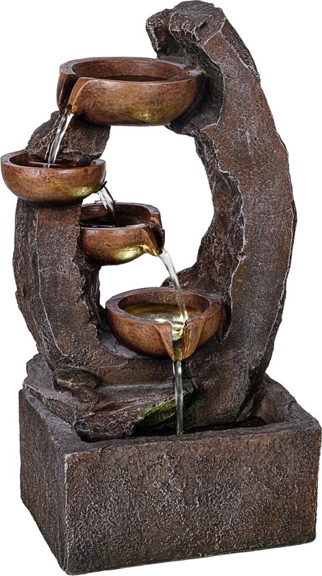 Fontaine de jardin - Fontaine - Fontaine à eau - Jeu d'eau - Résistant aux  intempéries... | bol