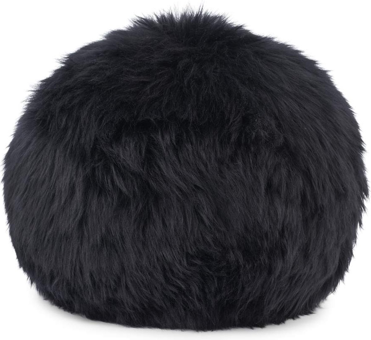 Sheepskin House - Angeliet Kussen - Rond - Langharige Schapenvacht - D30cm