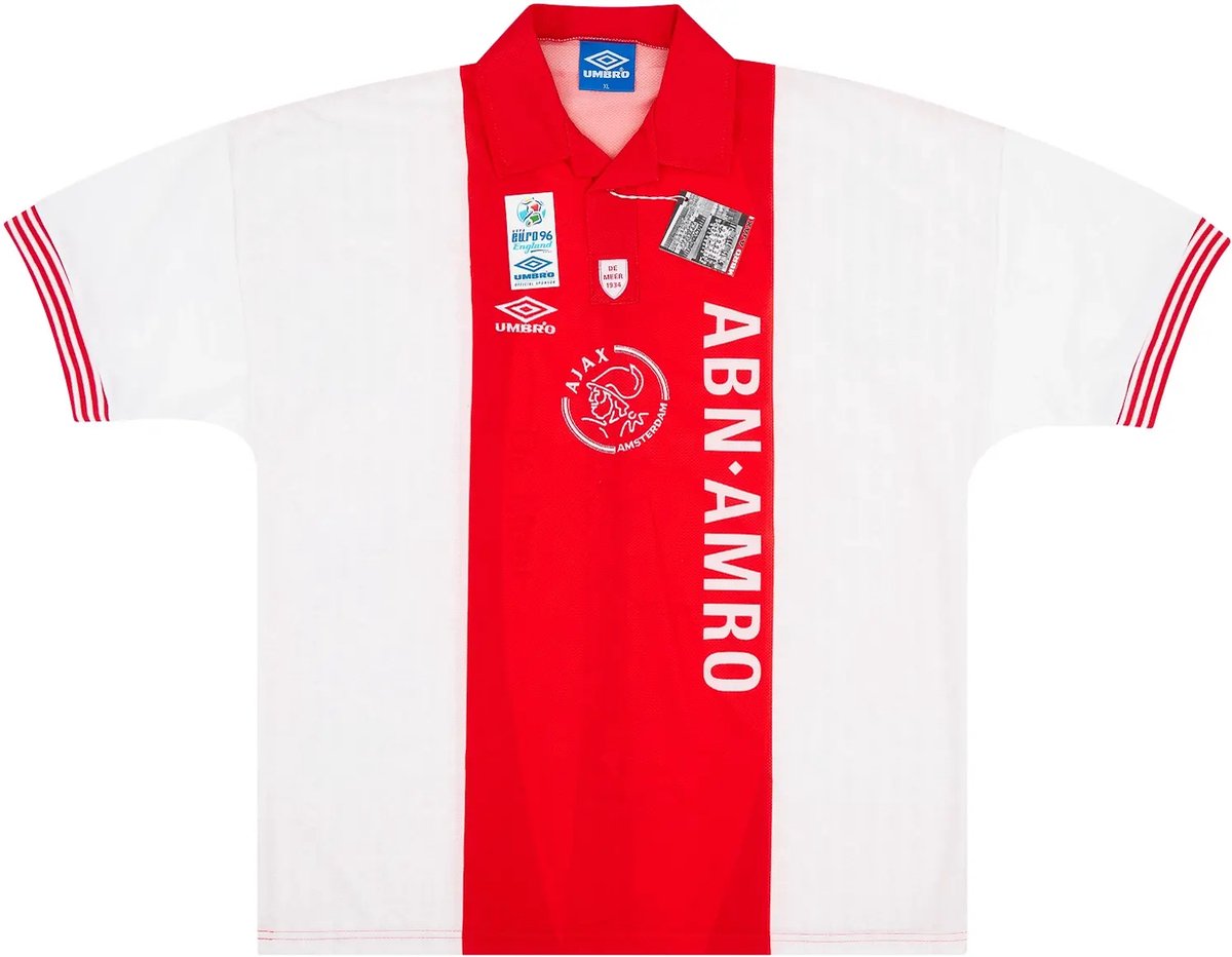 Ajax Origineel Home 1995-96 - De Meer' Shirt - Nieuw - Maat Xl | bol.com