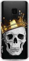 Casetastic Samsung Galaxy S9 Hoesje - Softcover Hoesje met Design - Royal Skull Print