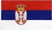 VlagDirect - Servische vlag - Servië vlag - 90 x 150 cm.