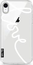 Casetastic Apple iPhone XR Hoesje - Softcover Hoesje met Design - Written Love White Print