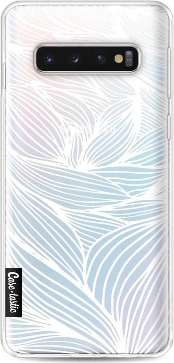 Samsung Galaxy S10 hoesje Wavy Outlines Casetastic Smartphone Hoesje softcover case