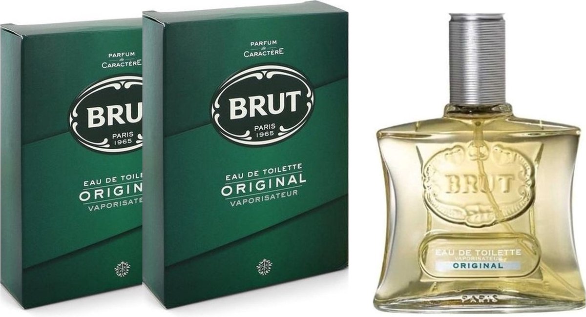 MULTI BUNDEL 2 stuks Faberge Brut Original Eau De Toilette Spray 100ml