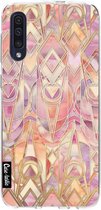 Casetastic Samsung Galaxy A50 (2019) Hoesje - Softcover Hoesje met Design - Coral and Amethyst Art Print