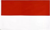 VlagDirect - Indonesische vlag - Indonesië vlag - 90 x 150 cm.