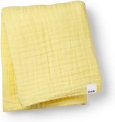 Elodie Kreukel Baby deken - Knuffeldeken - Dekentje - Dekentjes - Dekens - Hydrofiele doeken- Sunny Day Yellow (120x120cm)
