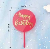 Akyol - caketopper -cake topper -taart topper -happy birthday topper -roze taarttopper -roze taart topper - verjaardag topper-- Verjaardag Cake Topper Bling Sparkle- Decoratie Teken Gelukkige Verjaardag