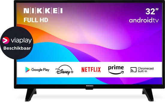 Nikkei NF3235ANROID - 32 inch - Full HD - Android TV - Ingebouwde  Chromecast - Alle... | bol.com