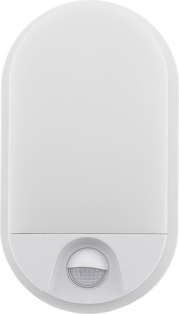 LED Buitenlamp met Bewegingssensor NIAS – Tuinverlichting 4000K – Buitenverlichting met IP54 – Muurlamp/Wandlamp 800lm - Wit