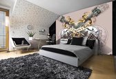 Photomural gris, revêtement mural