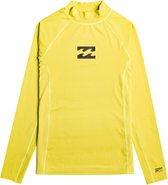 Billabong - UV-Rashguard voor jongens met lange mouwen - Waves All Day - UPF50+ - Groen - maat XS (8yrs)