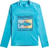 Billabong - UV-Lycra met lange mouwen voor jongens - Sharky - UPF50+ - Blauw - maat 4/S (See size chart)